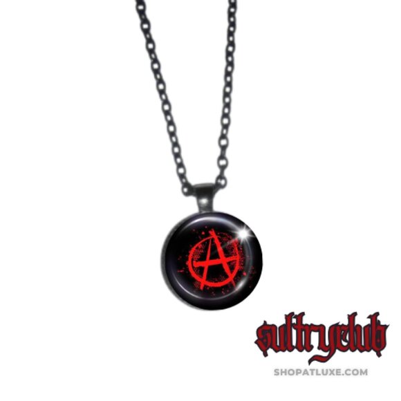 Anarchy Symbol Necklace (Several Styles) - Picture 15 of 16